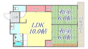 加島第3マンションの物件間取画像